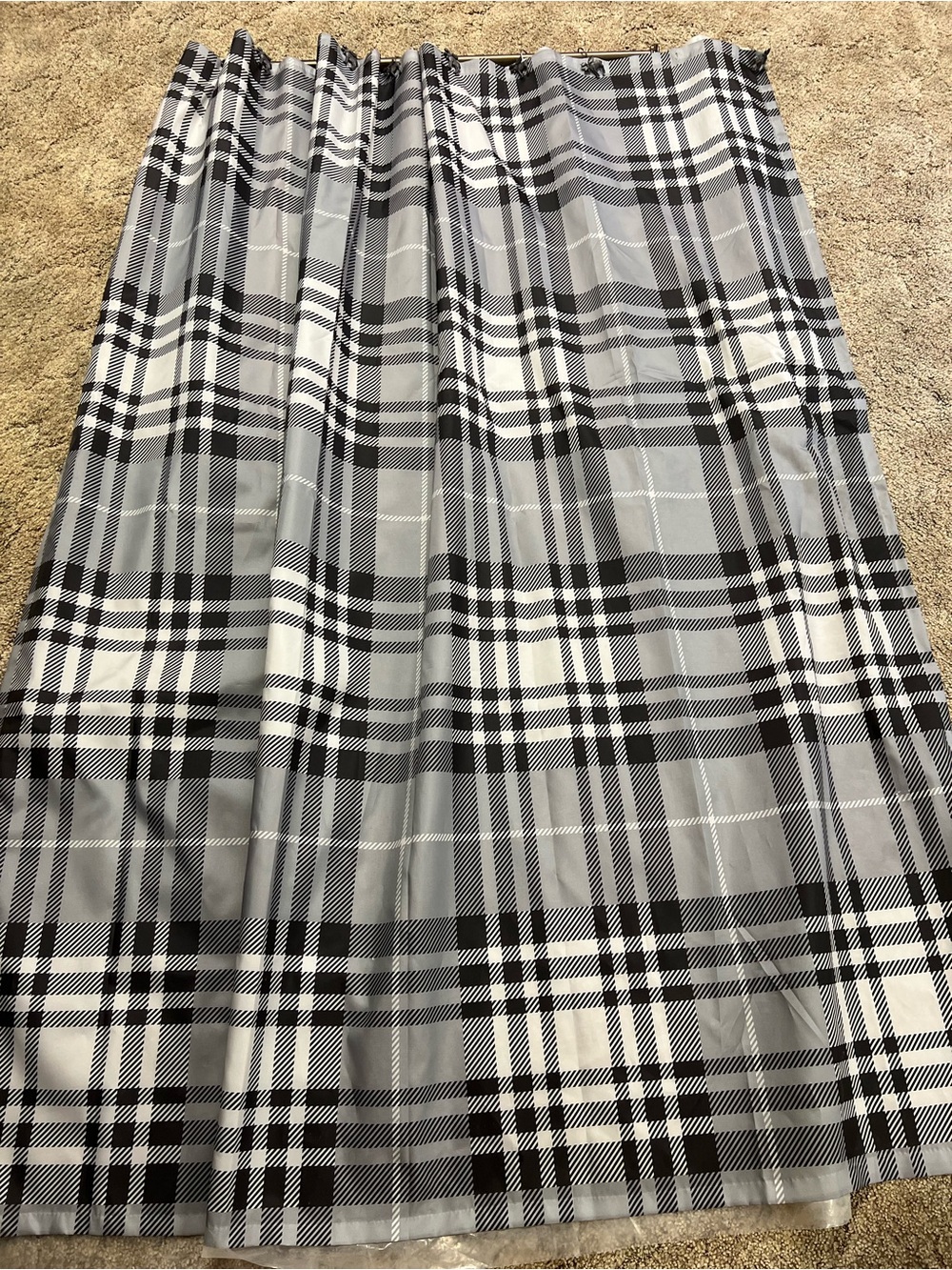 Plaid Shower Curtain